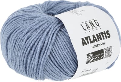 Lang Yarns Atlantis - 33 grijsblauw - Wol/Acryl-Mix Garen