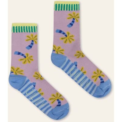 Oilily Mumbai Sokken- maat26-28 Orchid Bloom