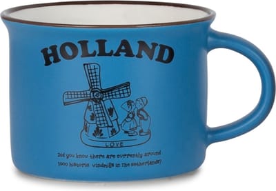 Memoriez - Mok - Holland - Mat delfts blauw