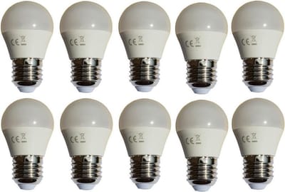 G45 kogellamp 10 stuks | E27 LED lamp 6W=50W | warmwit 3000K