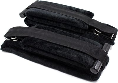 Fixxx - Zachte Plush Sex Deurschommel - Zwart
