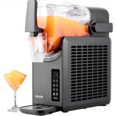 VEVOR Slushie Machine, 2.5L Capaciteit, Bevroren Drankenmaker met 5 Vooraf Ingestelde Programma's, Zelfreinigende Margarita Machine, Bevroren Margarita's, Frappés, Milkshakes
