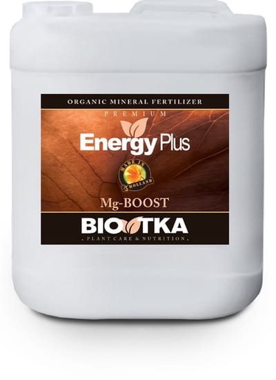 BioTka ENERGY PLUS (Mg-BOOST) 5 Ltr. (plantvoeding - biologische voeding - biologische plantvoeding - planten - bio supplement - hydro plantvoeding - plantvoeding aarde - magnesium - kokos voeding – coco - organische plantenvoeding - booster - Mg)