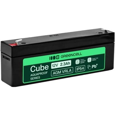 Loodaccu Green Cell GC-AGM12V2-3AH-H Loodvlies (AGM) 2.3 Ah 12 V 1 stuk(s)