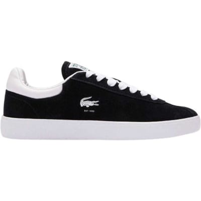Lacoste Dames/Dames Baseshot Suède Trainers (Zwart, Wit)
