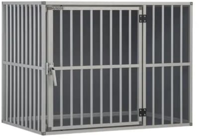 Hondenbench Extreme - Hondenhok - Kennel voor Hond - Stevige kwaliteit Aluminium - Model DL - Maat XL - Deur Links - 120 x 81 x 91 cm
