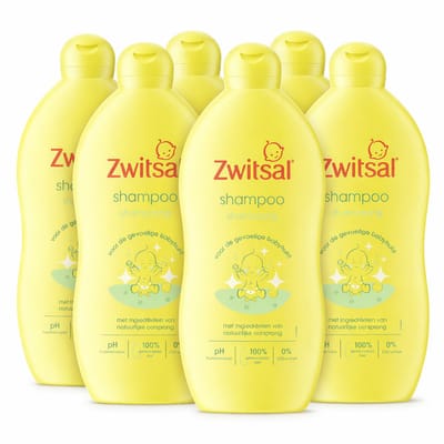Zwitsal Baby Shampoo 400 ml – Set van 6 – Zachte Verzorging – Voordeelpak