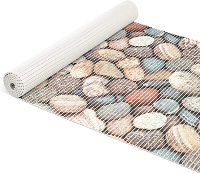 Ronde Antislip Badmat 65 cm - Zachte Schuimstof voor Badkamer en Douche