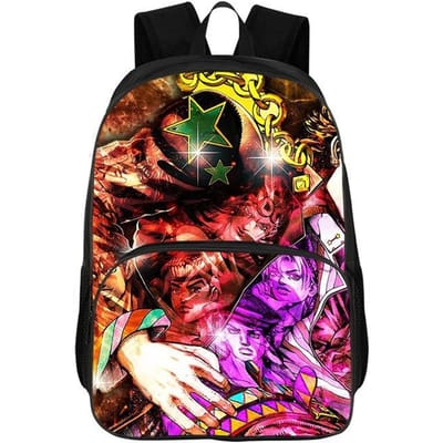 JoJo's Bizarre Adventure Rugzak Schoolrugzak Tas Bedrukking Schooltas Rugzak Student Rugzak Tas voor Jongens Meisjes Beste Cadeau