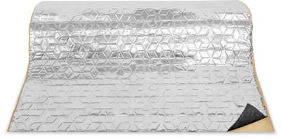 Radiatorfolie 2m² - Auto Geluidsisolatie Mat - 50X400CM - Mat voor Gebruik in de Auto