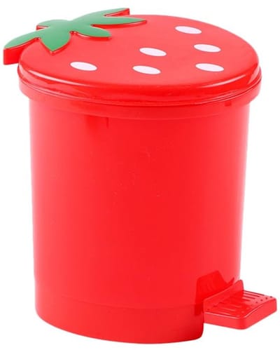 NTHProducts - Mini Vuilnisbak - Kawaii Trash Can - Lichtgewicht en Duurzaam - Roze - Desk Trash Can - Ideaal voor Thuis en Kantoor - Compact Model