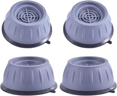 Anti-vibratie voeten voor wasmachine - 4 stuks, universele rubberen voetjes, slipbestendig en beschermend voor een langere levensduur van uw wasmachine
