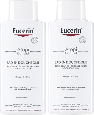Eucerin Atopi Control Bath & Shower Oil 2x400ml