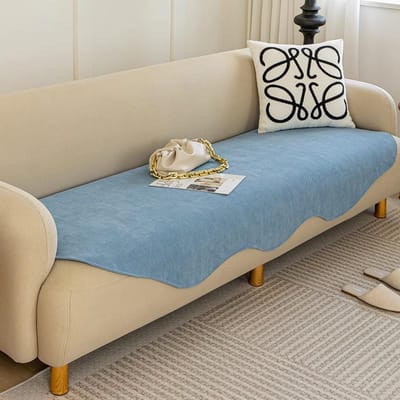 Chenille Speciale Vorm Bankhoes voor Woonkamer Moderne Bank Kussen Mat Bank Beschermhoezen Dikke Stoel Handdoek Woondecoratie 70x70cm 1pcs