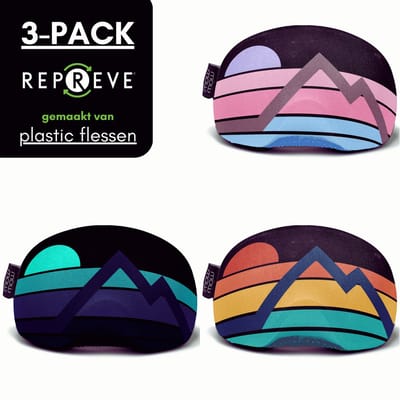 MowMow 3-pack Skibril Hoes - NIET VOOR VIZIERHELM - Cover - Beschermhoes - Goggle - Bril - Ski - Snowboard