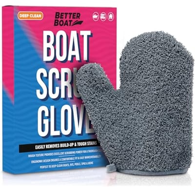 Zware Boot Schrobborstel Handschoen voor Efficiënte Schoonmaak