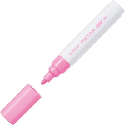 Pilot Pintor Roze Verfstift - Medium marker met 1,4mm schrijfbreedte - Inkt op waterbasis - Dekt op elk oppervlak, zelfs de donkerste - Teken, kleur, versier, markeer, schrijf, kalligrafeer…