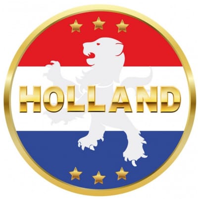 Bierviltjes Holland - 25x stuks - Nederland - versiering - onderzetter