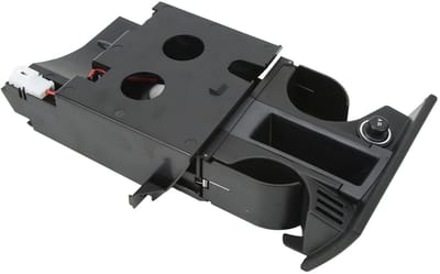 Allecto - Auto-asbak - Bekerhouder - Perfecte vervanging - Zwart - Waterfleshouder - Geschikt voor Campmobil - Type 2/Transp/LT