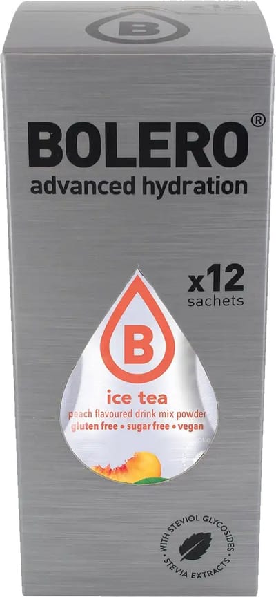 Suikervrije limonade sticks ice tea peach - 12 x 3g