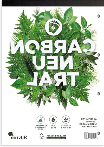 Navulblok A4 - Papier Schrijfblok - Nauwkeurig Schrijven - CO2 Neutraal Papier - 5 Stuks - Wit