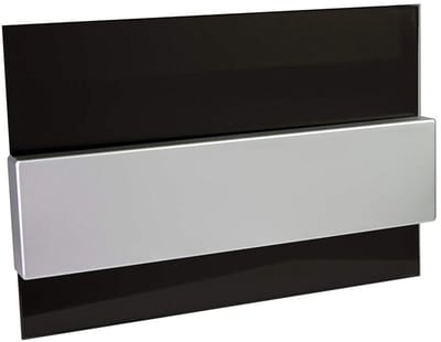 Inbouw Verdeelkast - Zekeringkast Groepenkast - Elektrische Installatie - Zwart Glazen Paneel - 8 Modules - Zwart