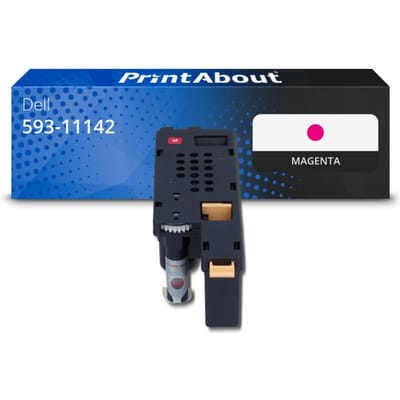 PrintAbout huismerk Toner 593-11142 (XMX5D) Magenta Geschikt voor Dell