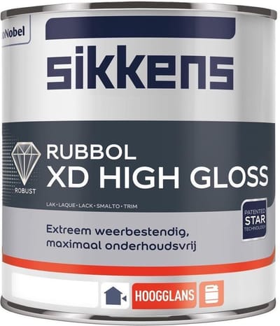 Sikkens Rubbol XD High Gloss 1 liter - Wit