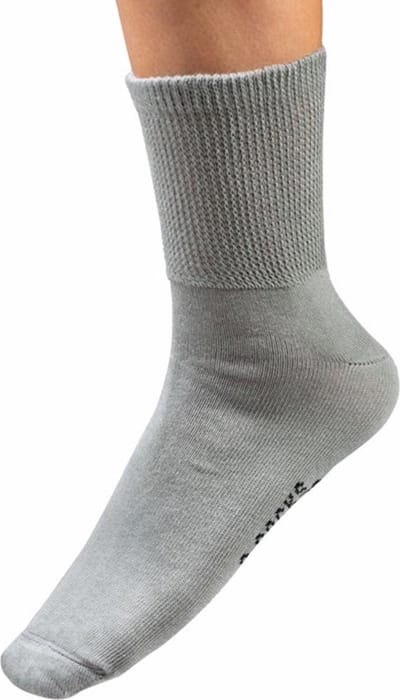 Uriel - Antibacteriële sokken - Zilver sokken - Unisex - Grijs - Maat 35-38