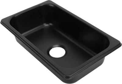 RV Spoelbak - Handwasbak Keuken - Kamperen en Varen - Ruimtebesparend Ingebouwd - 24x13.5 cm - Zilver