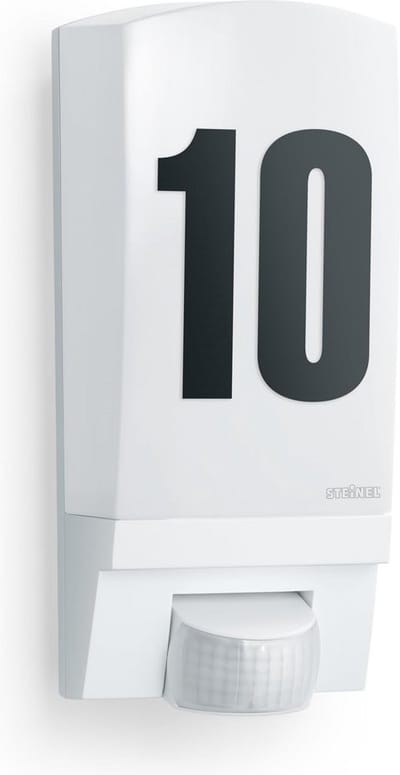 huisnummer 180° motion detector, 10 m range