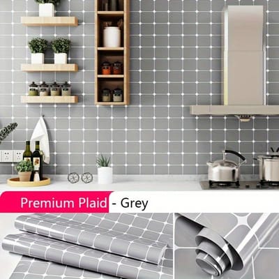 1 stuk Transformeer Je Marmerpatroon Waterdichte Muurstickers - Oliebestendig, Zelfklevend & Perfect voor Keuken Badkamer & Meubelrenovatie! 40*400cm/15.75*157.5in