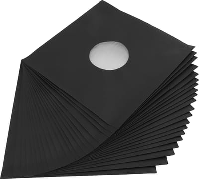 Allecto Plus - Kraftpapieren enveloppen voor grammofoonplaten 20 stuks - Matzwart - 33rpm - Audio accessoires