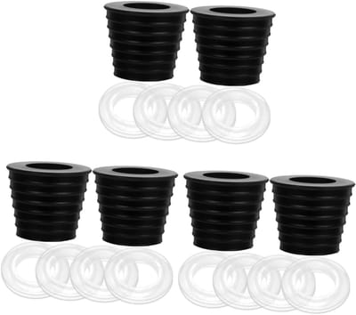 Paraplu accessoires - Parasol onderdelen - Terrastafel stabiliseren - Voorkomt beweging - 6 sets - Zwart