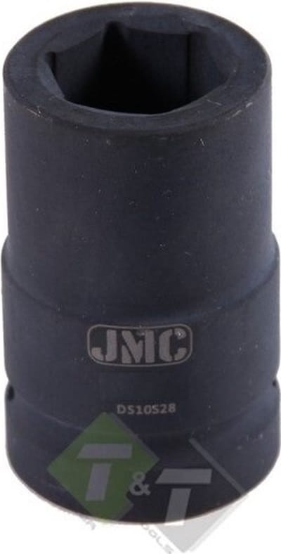 zeskant krachtdop 33 mm - 1 duims aansluiting - slagdop - impact dop - rateldop - dop - jmc