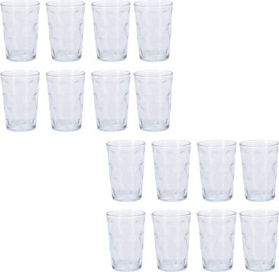 Excellent Houseware luxe drink glazen - 16x stuks - 200ml