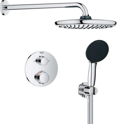 GROHE Precision inbouw douchesysteem - Rond bedieningspaneel - Chroom