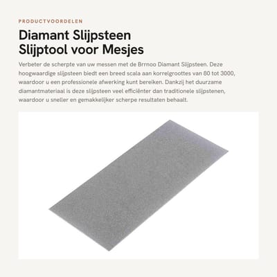 Dailygoods- Slijpsteen 800-3000 Korrel - Slijpsteen voor Messen - Slijpsteen Set - Slijpsteen Diamant - Duurzaam Materiaal - Efficiënte Afwerking - Slijpblok