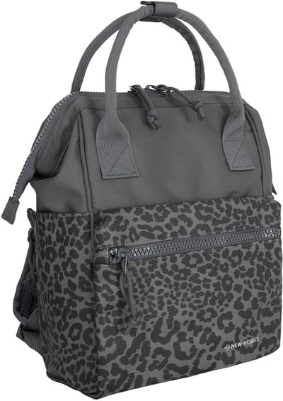 New Rebels Urban Leopard Weverly Rugzak Werktas 10L PU Nylon