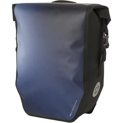 AGU Clean Shelter Fietstas Large – 100% Waterdicht – 21 liter – Gerecycled Materiaal – incl. Laptopvak 14 inch – Blauw Melange