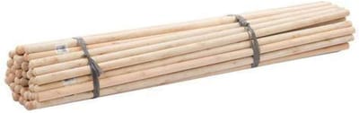 Houten Bezemhandvatten 5' x 1-1/8" - Zware Kwaliteit, Geschikt voor Grote Bezemkoppen - Set van 30