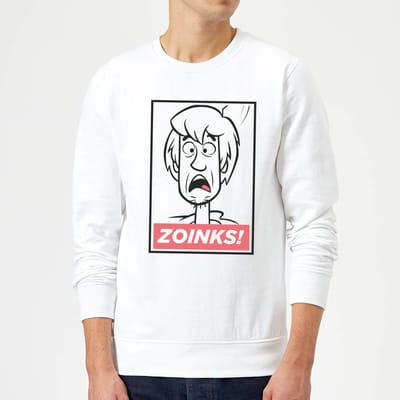 Scooby Doo Zoinks! Sweatshirt - White - S