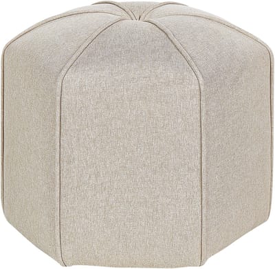 WISHEK - Poef - Beige - Linnen