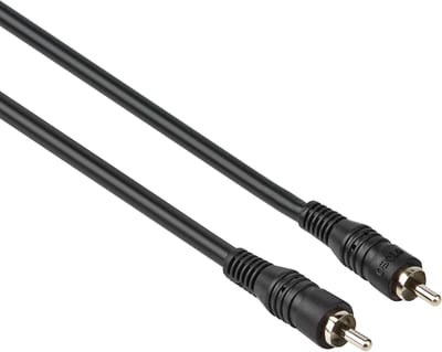Tulp kabel - Analoog/ digitaal - Dubbel afgeschermd - 2 meter - Zwart - Allteq