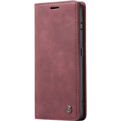 Caseme OnePlus 11 Business Bookcase Hoesje Rood