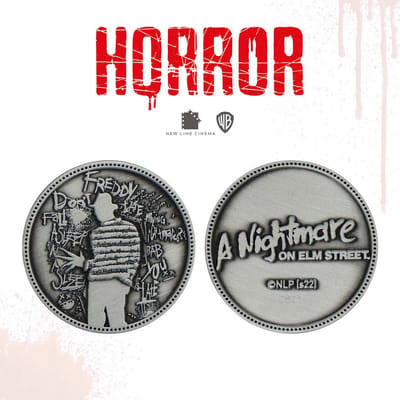 FaNaTtik Nightmare on Elm Street Verzamelobject Collectable Coin Limited Edition Zilverkleurig