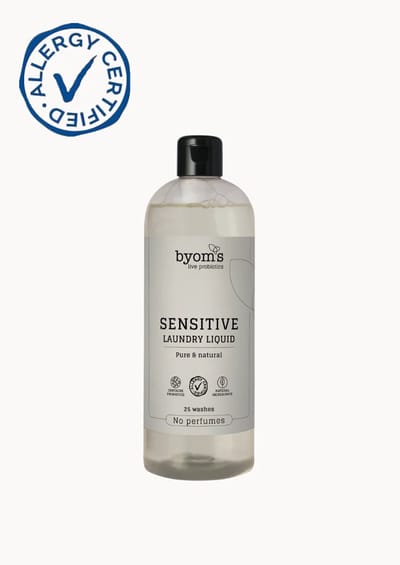 Byoms - Probiotisch wasmiddel - Sensitive - zonder parfum - AC - 25 wasbeurten - 500ml