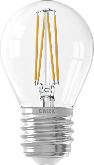 2 stuks - Calex - LED - kogellamp 4,5W (40W) E27 Helder - Dimbaar met Led Dimmer