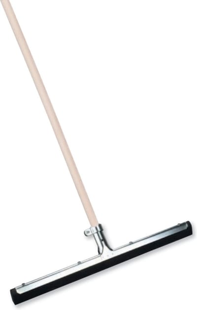 Buemag Vloertrekker/waterbezem - metaal/rubber - breedte kop 60 cm - steel hout 140 cm - Douche vloer trekker