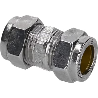 Sanivesk Knel Recht Chroom 15x15mm